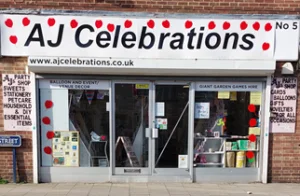 AJ Celebrations Storefront